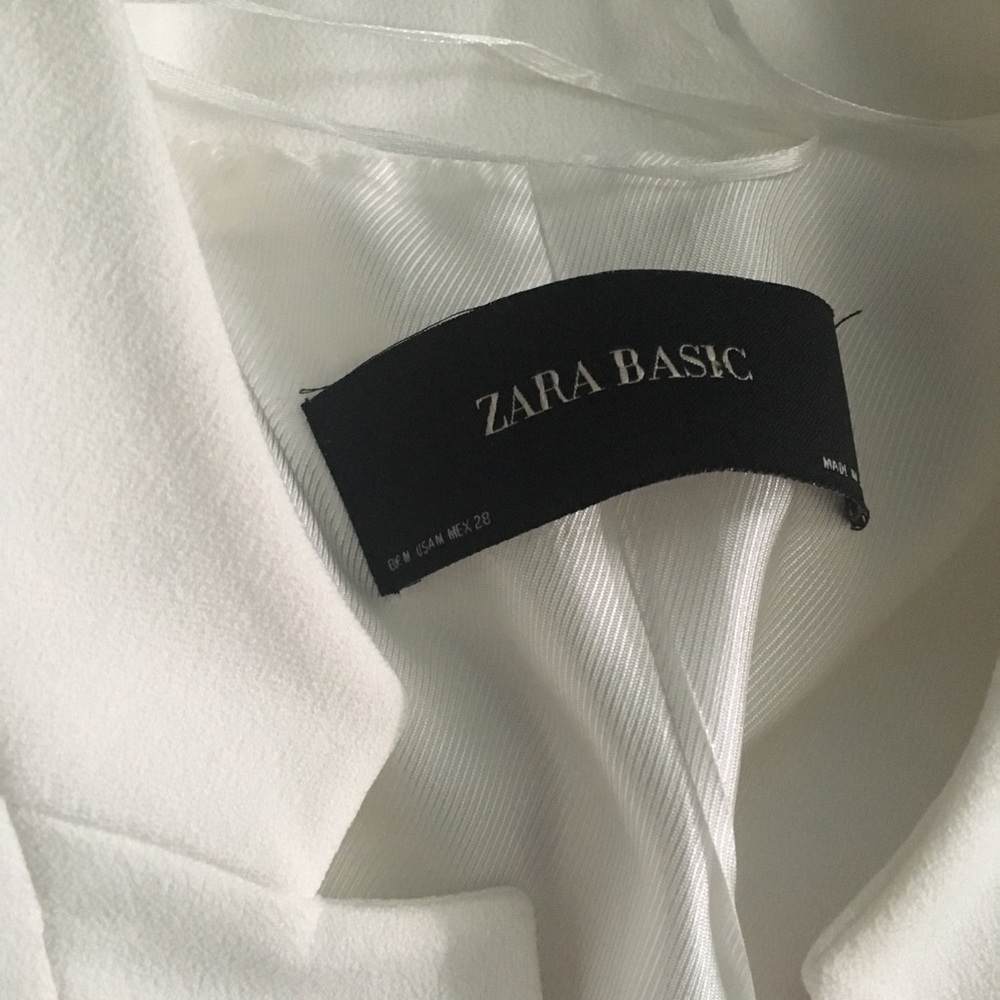 White Zara blazer-NWT